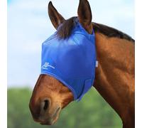 Harrison Howard Masque anti-mouches pour cheval Signature standard Bleu Taille L