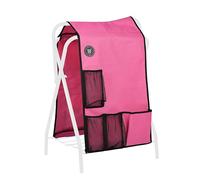 Harrison Howard Porte-selle avec poches de rangement - Accessoire de rangement pour selle portable - Fournitures d'écurie - Rose
