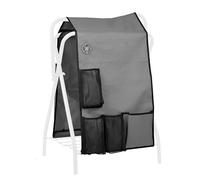 Harrison Howard Porte-selle avec poches de rangement - Accessoire de rangement pour selle portable - Gris