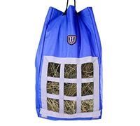 Harrison Howard Sac à foin étanche de qualité supérieure réglable pour cheval Bleu