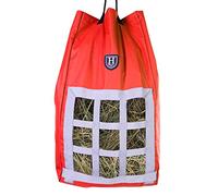 Harrison Howard Sac à foin étanche et réglable pour cheval - Grande capacité - Rouge