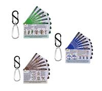 Harrison Howard Wisdom4Sure - Lot de cartes de collection complète pour cheval, extérieur et escalade, cartes de nœuds imperméables