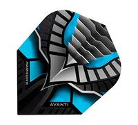 Harrows ailettes de fl?chettes avanti - 100 microns - standard, bleu, 1 set