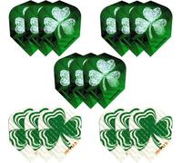 Harrows Ailettes de fléchettes (15 ailettes au total) I ailettes de fléchettes de 100 microns I Premium extra résistantes fabriquées au Royaume-Uni I Professional (Irlande)