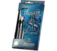Harrows Assassin Fléchettes en tungstène Pointe en acier Argent 24g