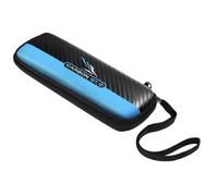 Harrows Coque Carbon St Pro 3 | Porte fléchettes pour 3 fléchettes entièrement assemblées | Matériau de Protection en EVA | Comprend des Accessoires Professionnels pour fléchettes, Bleu, S, Modern