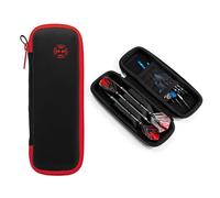Harrows Darts Blaze Darts Wallet | Darts Case Holds 3 Assembled Darts and Accessories | Protective EVA Material | Professional Darts Accessories (Red/Black)