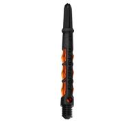 Harrows Darts Flechettes DARTS CARBON ST MIDI 40 mm Orange Tiges Flechettes
