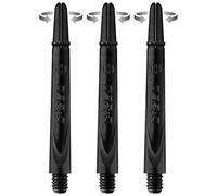 Harrows Darts Technology Carbon 360 Shafts, Rotating Carbon Top de Thor-Sports (midi, Noir)