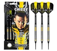 Harrows Dave Chisnall 80% Soft Tip - Fléchettes Pointe Plastique 22g
