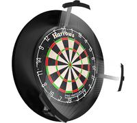 Harrows – Cible de fléchettes Trilight – Éclairage LED ultra lumineux – Argenté