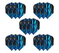Harrows Fire Dart Flights | 5 x ensembles de fléchettes (15 fléchettes au total) | Fléchettes de 100 microns | Fléchettes extra résistantes de qualité supérieure fabriquées au Royaume-Uni |
