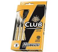 Harrows Fléchettes Club en Laiton doré, 22 g