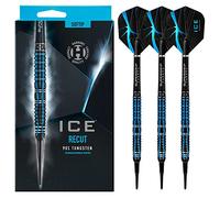 Harrows Fléchettes Ice Recut – 90 % tungstène, pointe nylon – Noir/Bleu 18 g
