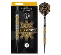 Harrows Fléchettes Soft Darts 50 Years Golden Anniversary Edition Tungsten Soft Tip Fléchettes en tungstène de haute qualité avec tiges et ailettes