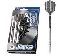 Harrows - Fléchettes "Supergrip" paquet de 3 CS383 (24 g) (Argent/Noir)