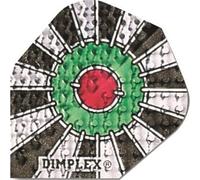 Harrows - Flights pour fléchettes "Dimplex", Cible Pack de 3 CS1918 (Taille unique) (Noir/Blanc/Vert)
