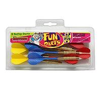 Lot de 9 fléchettes colorées avec pointes en nylon pour un jeu optimal