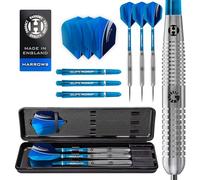 Harrows Genesis Fléchettes en tungstène | 21 g, 22 g, 23 g, 24 g, 25 g et 26 g | Comprend des tiges Supergrip et des ailettes Marathon de 100 microns-26g