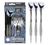Harrows - Jeu de 3 Fléchettes - Embout Acier - Silver Shark - 23 grammes