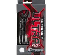 Harrows - Jeu de fléchettes "Supergrip Ultra" paquet de 3 CS2097 (30 g) (Rouge/Noir)