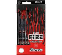Harrows - Lot de 3 fléchettes "Fire" CS2185 (Taille unique) (Rouge/Noir)