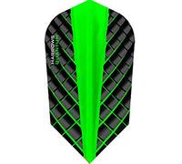 Harrows Lot de 5 ailettes de fléchettes Quantum Vert