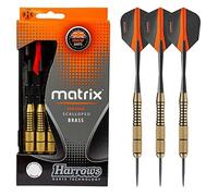 Harrows Matrix Top Fléchettes en laiton Pointe en acier 20g