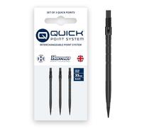 Harrows Micro Grip Quick Points - Pointes de fléchettes usinées de précision avec Prise en Main améliorée et Design incassable - Système de Changement Rapide