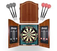 Harrows pro's choice kit fléchettes avec cible de 45 cm avec armoire et 6 fléchettes