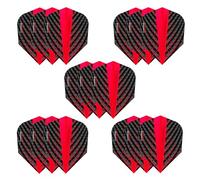 Harrows Quantum Ailettes de Fléchettes | 5 x Ensembles d'ailettes de fléchettes (15 ailettes au Total) | Ailettes de fléchettes 100 microns | Accessoires de fléchettes Professionnels Extra résistants