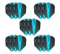 Harrows Quantum Fléchettes | 5 x Ensembles d’ailettes de fléchettes (15 Fléchettes au Total) | Fléchettes de 100 microns | Extra résistantes de qualité supérieure fabriquées au Royaume-Uni