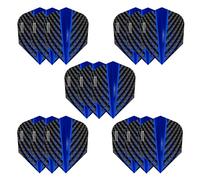 Harrows Quantum Fléchettes | 5 x Lots de Plumes de fléchettes (15 Plumes au Total) | Plumes de fléchettes 100 microns | Extra résistantes de qualité supérieure fabriquées au Royaume-Uni | Accessoires