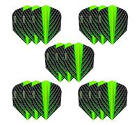 Harrows Quantum Lot de 5 ailettes de fléchettes (15 ailettes au total) 100 microns - Qualité supérieure - Extra résistantes - Fabriquées au Royaume-Uni - Accessoires professionnels pour fléchettes