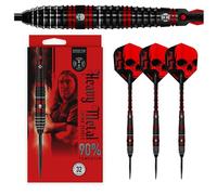 Harrows Ryan Searle Jeu de fléchettes 90% tungstène avec Pointe en Acier | 21 g, 22 g, 23 g, 24 g, 26 g, 30 g et 32 g | Comprend des tiges en Carbone St et des ailettes en métal Lourd 100 microns