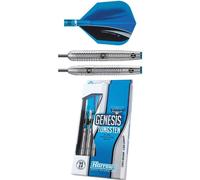 Harrows - Set de fléchettes "Genesis Tungsten" RD854 (24 g) (Bleu/Argent)