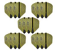 Harrows Silika N° 6 Plumes de fléchettes | 5 x Ensembles de plumes de fléchettes (15 plumes au total) | Plumes de fléchettes de 100 microns | Plumes de fléchettes extra-fortes de qualité supérieure