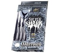HARROWS Silver Shark Fléchettes avec Pointe en Acier, 22g