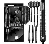 Harrows Supergrip Black 90% - Fléchettes Pointe Acier 22g