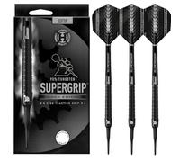 Harrows Supergrip Black 90% Soft Tip - Fléchettes Pointe Plastique 18g