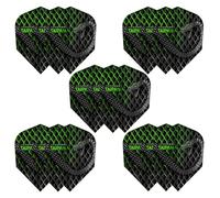 Harrows Taipan Dart Flights | 5 x Sets Darts Flights (15 Flights Total) I 100 Micron Dart Flights I Premium Extra Strong Made in UK I Professional Darts Accessories I Green Dart Flights
