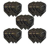 Harrows TAIPAN FLIGHTS | Lot de 5 ailettes de fléchettes extra résistantes de qualité supérieure (15 ailettes)