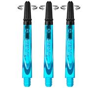 Harrows Thor-Sports Technology Carbon 360 Shafts, Rotating Carbon Top de fléchettes (midi, bleu aqua)