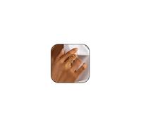 Harry and Henry Bague de pouce en or pour femme/homme - Design audacieux et asymétrique - Forme ondulée - Réglable - Bijou de déclaration avec anneau ouvert, Métal, Aucune pierre précieuse