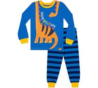 Harry Bear Ajustement serré Ensemble de Pyjamas Garçon Dinosaur Bleu 4-5 Ans