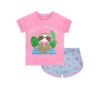 Harry Bear Ensemble De Court Pyjamas Fille Paresse Rose 8-9 Ans