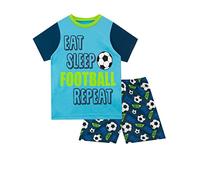 Harry Bear Ensemble De Court Pyjamas Garçon Football Bleu 7-8 Ans