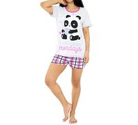 Harry Bear Ensemble de Pyjama Femme Panda Multicolore Medium