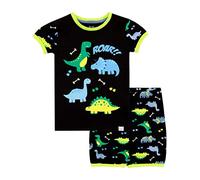 Harry Bear Ensemble de Pyjamas Bien Ajusté Garçon Dinosaure Noir 4-5 Ans