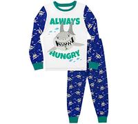 Harry Bear - Ensemble De Pyjamas Bien Ajusté - Requin - Garçon - Bleu - 7-8 Ans